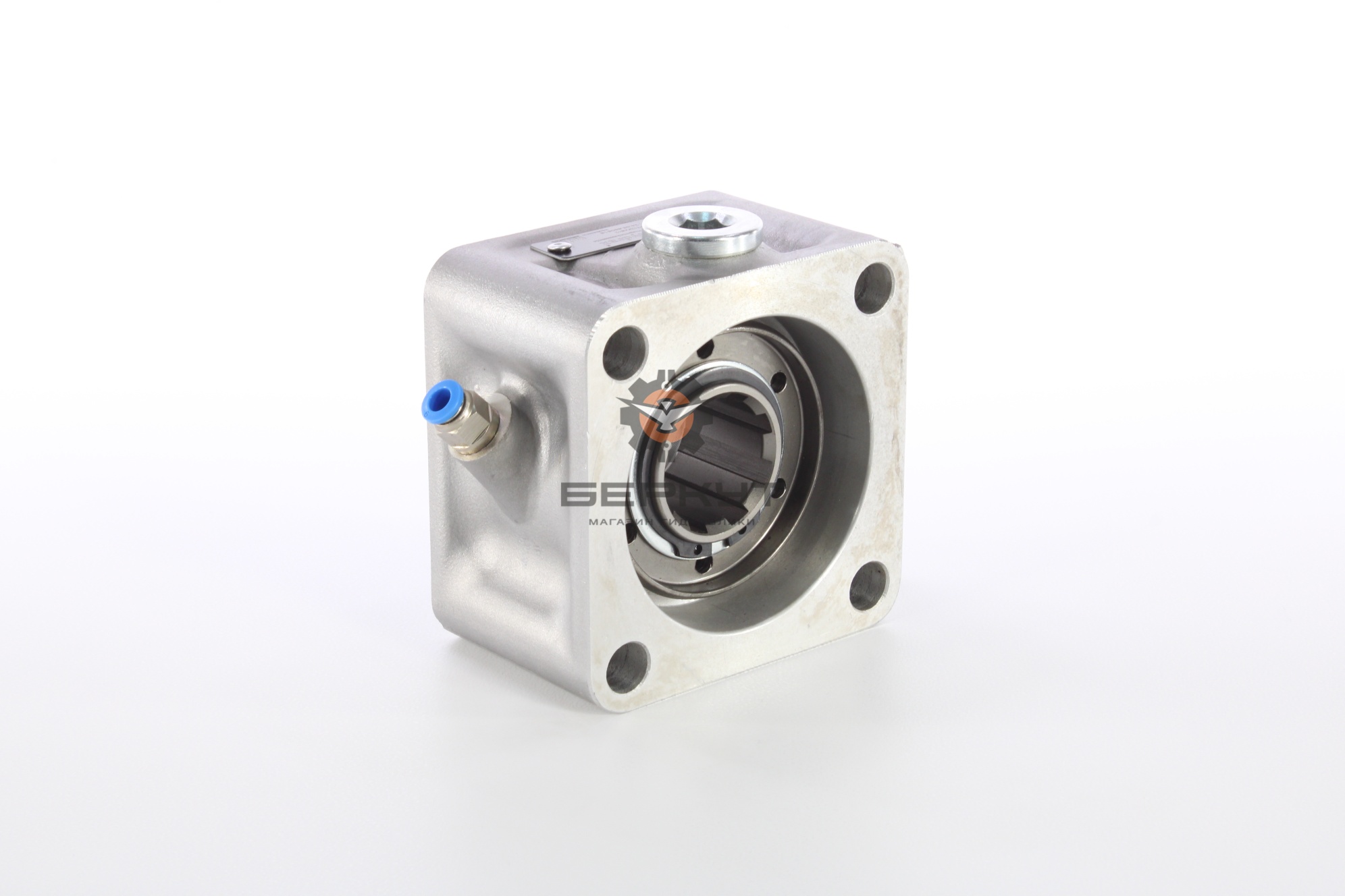 Коробка отбора мощности (КОМ) ZF (на КПП, выход: под насос ISO левого вращения, пневмовключение, торцевая, соосная) (PTO 03 PT1ZFAS12) KAZEL